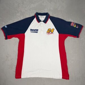 90s Mens Chase Authentics Jeff Gordon Hendrick Motorsports Racing Polo XL